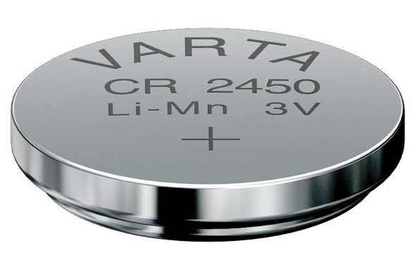 Pile bouton au lithium CR2450 paquet de 5 unités