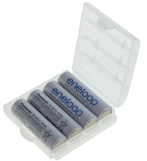 Panasonic 2 Batteries Eneloop AA 2000 mAh + Chargeur de 4 Piles AA ou AAA à  prix pas cher